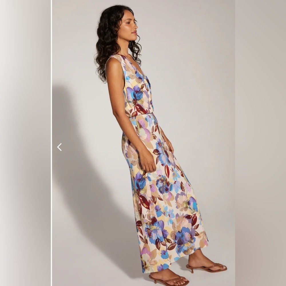 Favorite Daughter The Sleeveless Nita Floral Maxi Dress sz XS NWT 278$ - Picture 5 of 7